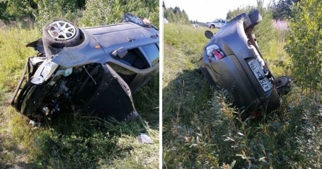 Авария дня. Машина ГИБДД спровоцировала серьезное ДТП на трассе в Свердловской области