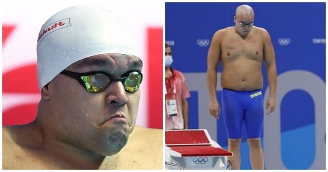 «Гидродинамическая фигура»: полный пловец-олимпиец из Палау стал звездой Сети