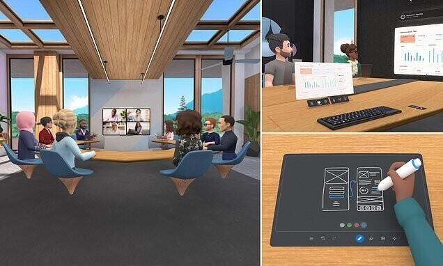 Facebook предлагает работать в офисах виртуальной реальности