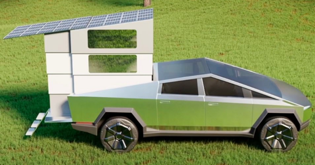 Новый аксессуар для Tesla Cybertruck превращает его в дом на колесах