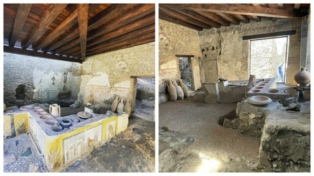 Обнаруженную в Помпеях древнюю закусочную открыли для туристов