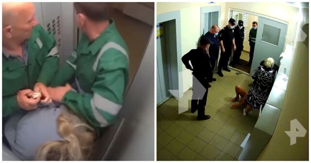 На избивших женщину в лифте санитаров завели уголовное дело