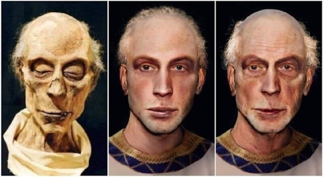 Реконструкция лица Рамсеса II по мумии фараона с помощью искусственного интеллекта