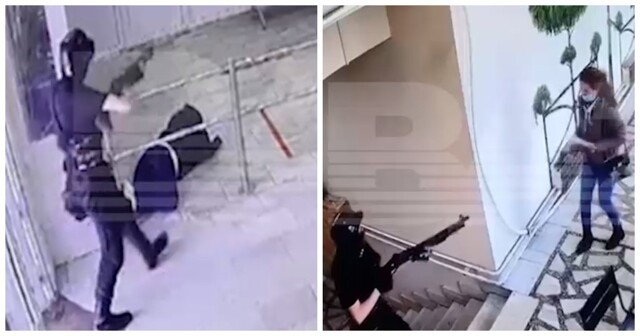 СМИ опубликовали видео нападения Бекмансурова на университет