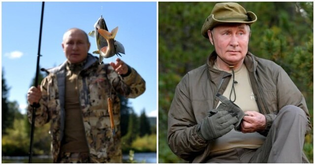 Кремль опубликовал фотографии Путина из  сибирской тайги