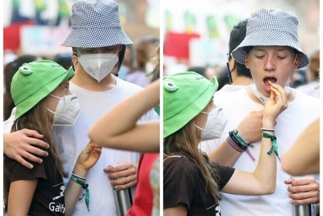 Суши вёсла... кончилась борьба с глобальным потеплением. У Греты появился парень - Парень! Беги