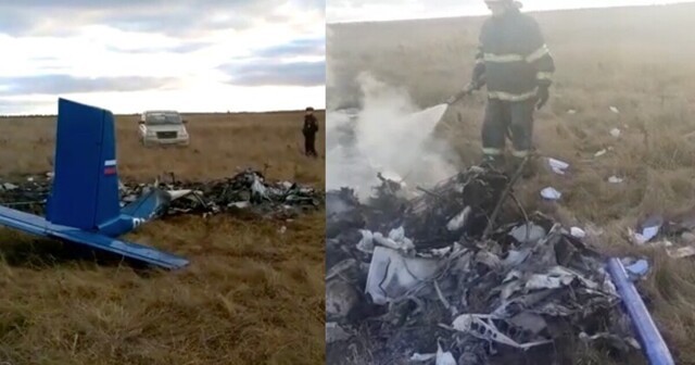 Легкомоторный самолет потерпел крушение под Москвой. Два человека погибли