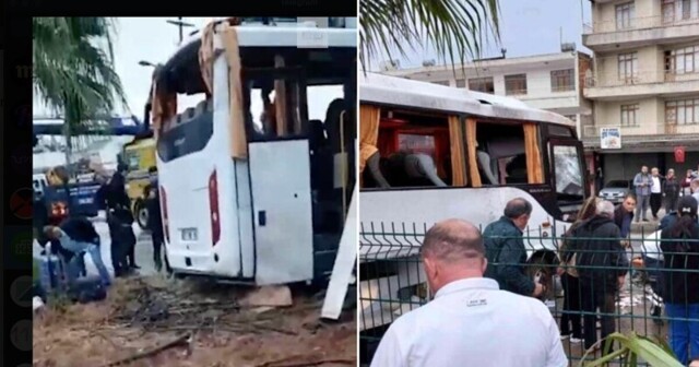 Автобус с туристами перевернулся в Анталии. Пострадали 9 российских туристов
