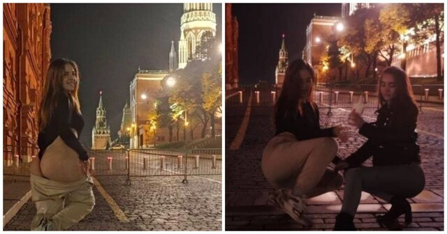 Московский суд арестовал порноактрису за фото с голыми ягодицами на фоне Кремля
