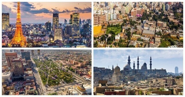 10 самых густонаселённых городов мира