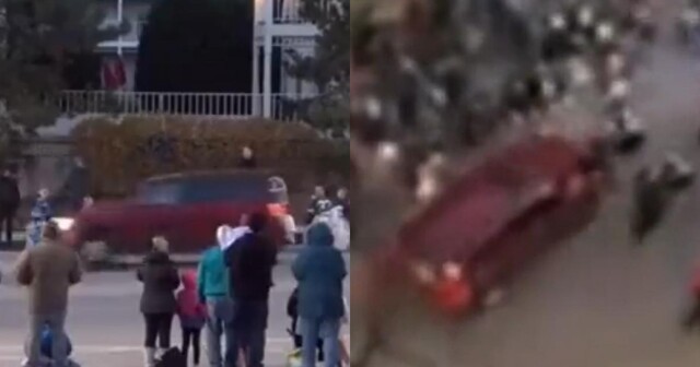 В США автомобиль врезался в толпу на рождественском параде - почти 30 человек пострадали, есть погибшие