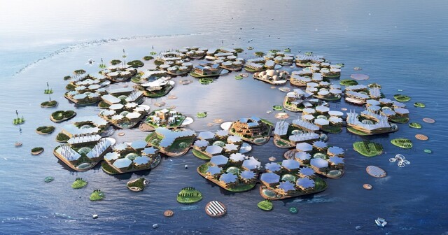 В Южной Корее построят первый в мире плавучий город
