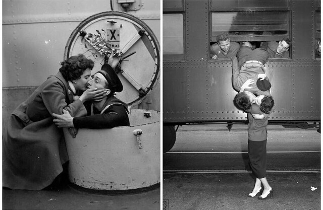 12 романтичных фотографий, снятых во время войны