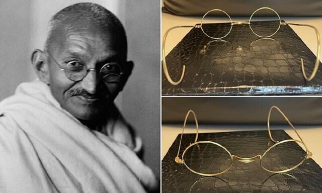 Англичанин собирается неплохо заработать на очках Махатмы Ганди