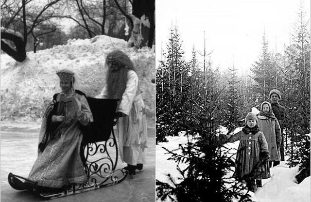 Как праздновали Рождество в царской России: старинные фотографии