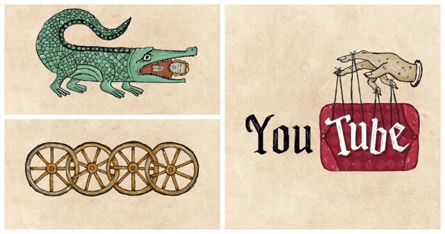 Как бы известные логотипы выглядели в Средневековье