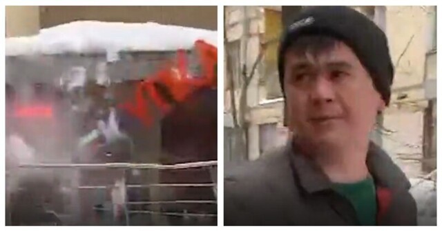 Работники-мигранты из «Жилищника» сбивали лед с крыши в Москве и чуть не разнесли весь дом