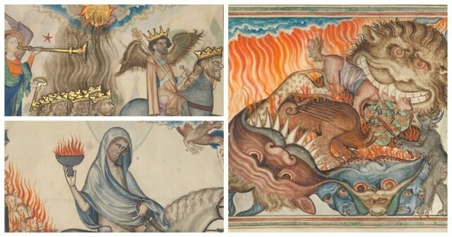 Апокалипсис: красочные средневековые иллюстрации о конце света, 1330 год