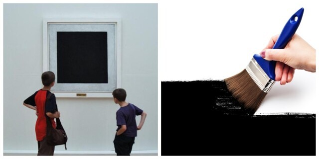 Действительно ли картина «Черный квадрат» некоторое время провисела в Третьяковской галерее в перевернутом виде?