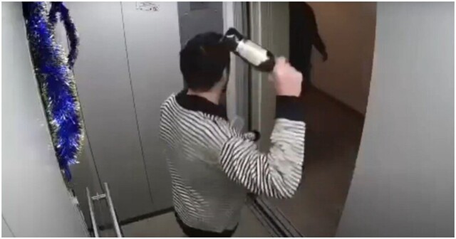 Повторный приход: атаковавший своё отражение в лифте мужчина вновь дал о себе знать