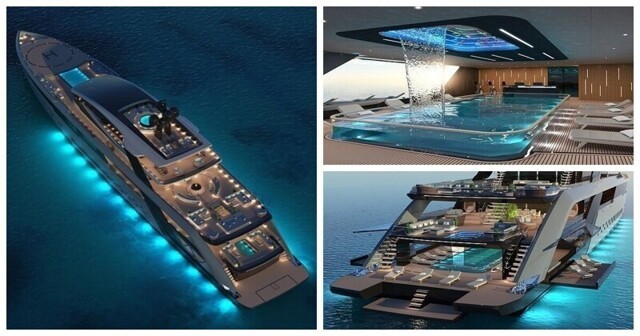 Дизайнер и яхтсмен показал, как должна выглядеть яхта миллиардера