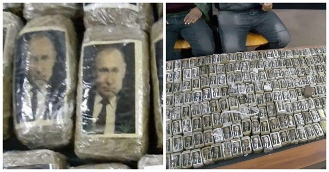 «План Путина»: в Ливии задержали крупную партию гашиша с портретом президента России