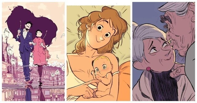 Как выглядит любящая семья: 30 иллюстраций о нежности и теплоте