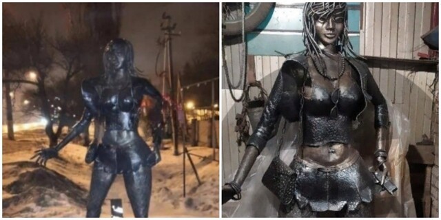 На трассе под Белгородом установили памятник проститутке по имени Олечка