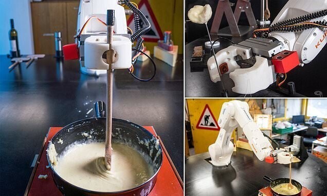 В Швейцарии создали робота-повара, который делает идеальное фондю