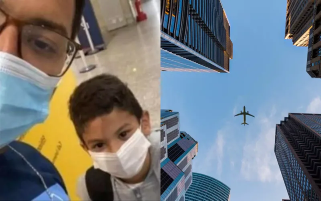 9-летний мальчик сел в самолет без билета и улетел за 3000 километров