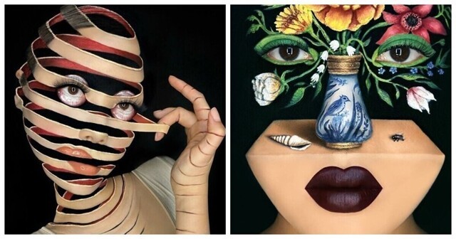 Невероятный макияж: 30 оптических иллюзий мастера по визажу