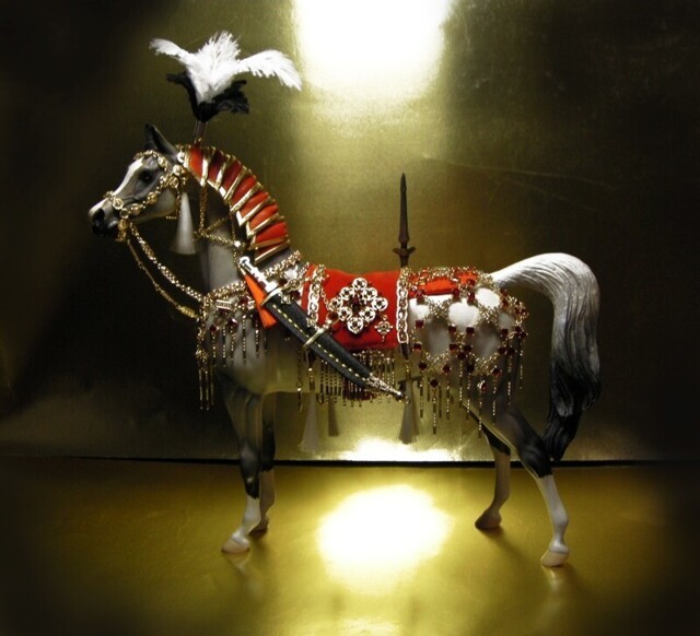 Конь султана в миниатюре