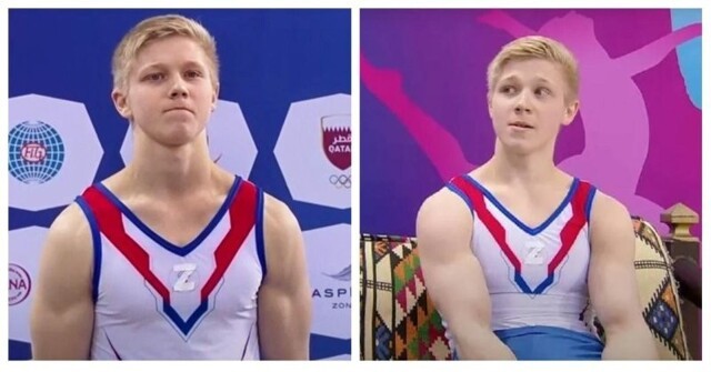 Российского гимнаста Ивана Куляка дисквалифицировали за букву «Z» на форме