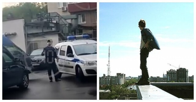 «Покурим, поболтаем. Только отойди от края!»: российский полицейский спас мужика, который собирался сигануть с крыши многоэтажки