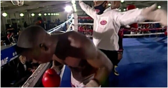 Африканский боксер устроил бой с тенью