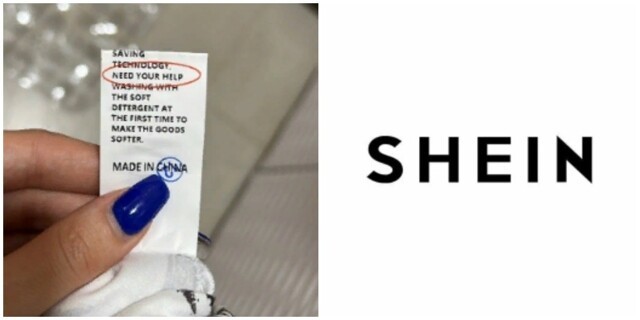 Покупатели магазина Shein перепутали рекомендации по стирке с криком о помощи