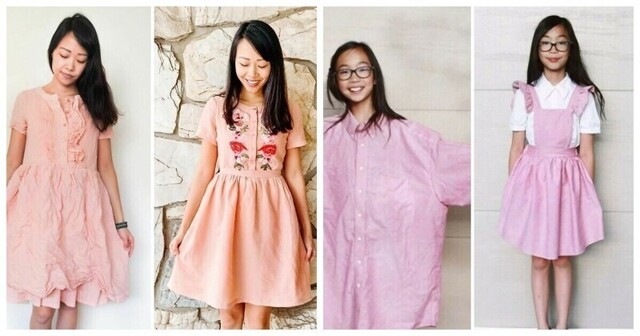 30 красивых нарядов для девочек, перешитых из старой одежды