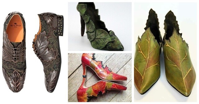 На зависть эльфам: 20  потрясающих обувных листьев