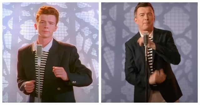 Мемный клип «Never Gonna Give You Up» 35 лет спустя