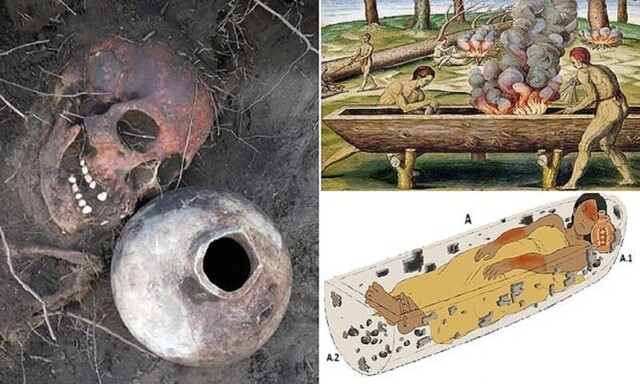 Ученые нашли древний труп, похороненный в лодке