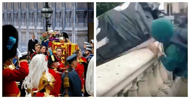 «Покойся с миром, Британская империя»: жители Дублина скинули в реку гроб в знак протеста против английской монархии