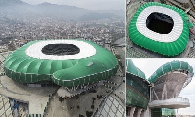 В Турции построили стадион в форме крокодила