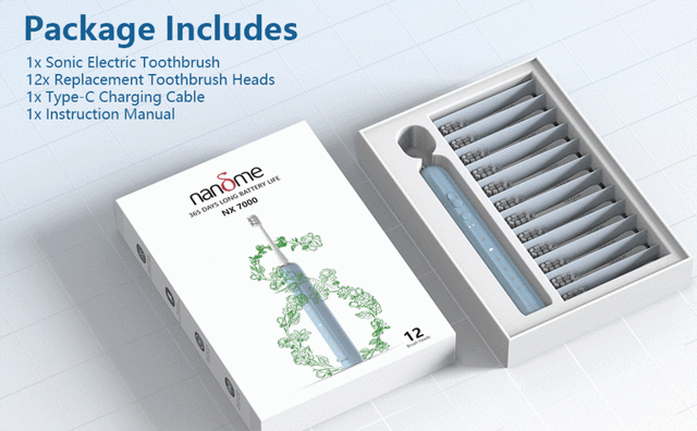 Nandme NX7000: умная зубная щетка, которую нужно заряжать только раз в год