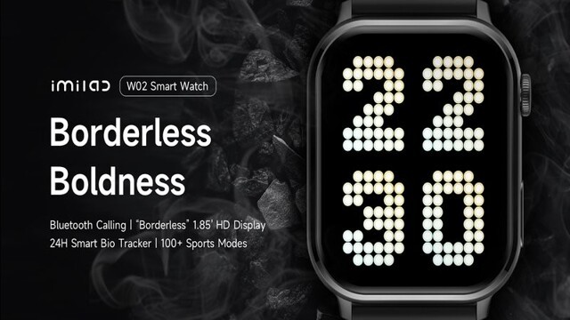 IMILAB W02 — умные часы с большим безрамочным экраном по супер цене