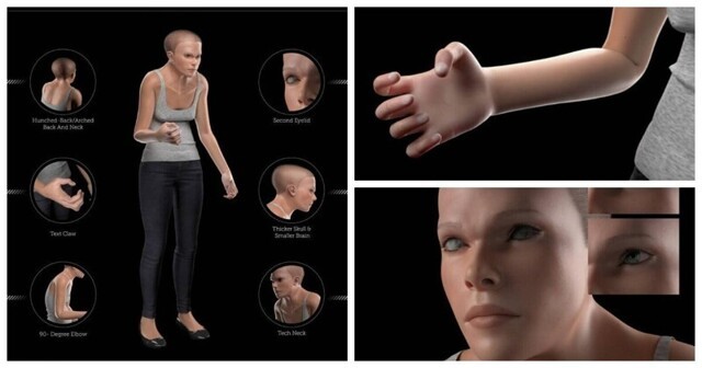 Раб технологий: учёные представили, как может выглядеть человек в 3000 году