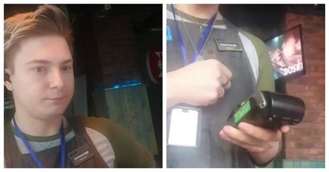 В Питере официант щеголял со значком Украины и его настигла мгновенная кара
