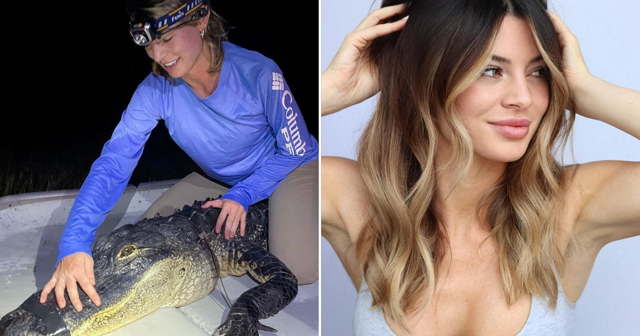«Самая привлекательная ученая в мире» борется с крокодилами голыми руками