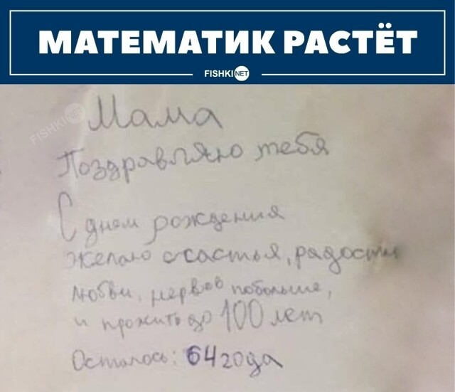Будущий математик