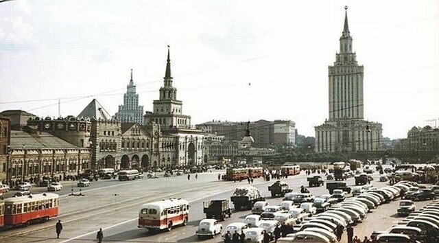 Прогулка по Москве 1955 года