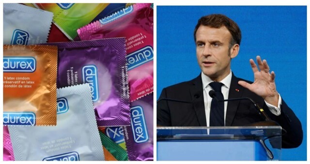Революция кондомов. Макрон решил раздавать презервативы бесплатно